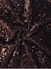 Miękki cekin na welurze 👗 materiał na dekoracje ecru  ✂YardTkaniny✂