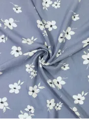 Tkanina wiskoza 👗 na sukienkę materiał w kwiatki ✂ YardTkaniny ✂