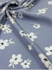 Tkanina wiskoza 👗 na sukienkę materiał w kwiatki ✂ YardTkaniny ✂