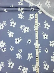 Tkanina wiskoza 👗 na sukienkę materiał w kwiatki ✂ YardTkaniny ✂