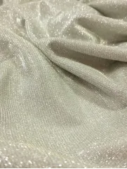 Lurex 👗 szary z połyskiem materiał błysk na sukienkę  ✂ YardTkaniny ✂