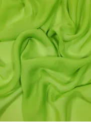 Szyfon 👗przewiewny materiał szyfon na spódnicę limonka ✂ YardTkaniny ✂