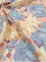 Tkanina wiskoza 👗 na sukienkę materiał w kwiatki ✂ YardTkaniny ✂