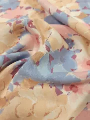 Tkanina wiskoza 👗 na sukienkę materiał w kwiatki ✂ YardTkaniny ✂