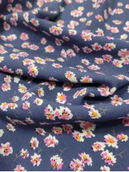 Tkanina wiskoza 👗 na sukienkę materiał w kwiatki ✂ YardTkaniny ✂