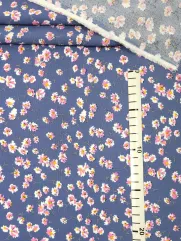Tkanina wiskoza 👗 na sukienkę materiał w kwiatki ✂ YardTkaniny ✂
