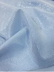 Lurex Moonlight 👗 niebieski materiał dekoracyjny ✂ YardTkaniny ✂