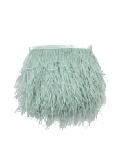 Strusia pióra 👗 dodatek do sukienki wieczorowej ✂ YardTkaniny ✂