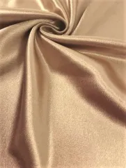 Żorżeto Atłas 👗 dekoracyjna tkanina cappuccino ✂ YardTkaniny ✂