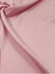 Satyna 👗 sztuczny jedwab na sukienkę pudrowy róż ✂ YardTkaniny ✂