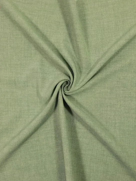 Tkanina len-imitacja Vintage - khaki