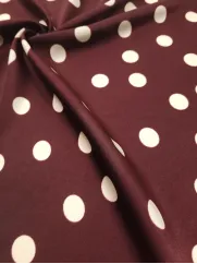 Satyna w grychy👗 wyjątkowy materiał sukienkowy ecru ✂ YardTkaniny ✂