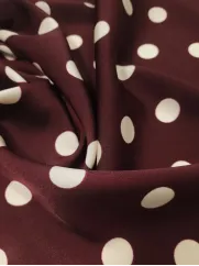 Satyna w grychy👗 wyjątkowy materiał sukienkowy ecru ✂ YardTkaniny ✂