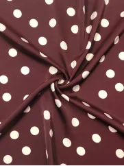 Satyna w grychy👗 wyjątkowy materiał sukienkowy ecru ✂ YardTkaniny ✂