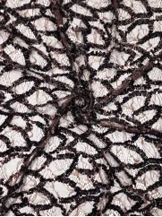 Koronka 👗 gipiura czarna w kwiaty na sukienkę ✂ YardTkaniny ✂