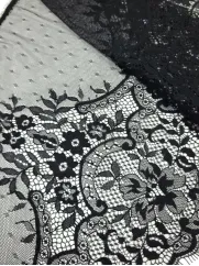 Koronka francuska 👗 delikatne kwiaty na sukienkę boho ✂ YardTkaniny ✂