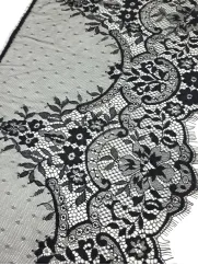 Koronka francuska 👗 delikatne kwiaty na sukienkę boho ✂ YardTkaniny ✂