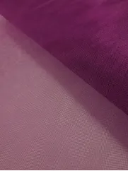 Tiul dekoracyjny 👗śliwkowa błyszcząca nić na sukienki ✂ YardTkaniny ✂