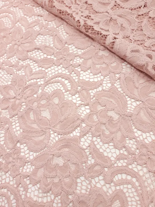 koronka  👗w kwiaty haftowane czeerwone na sukienkę ✂ YardTkaniny ✂
