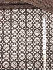 Koronka bawełniana 👗materiał na sukienkę brąz ✂ YardTkaniny ✂