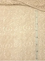 Koronka bawełniana 👗materiał na sukienkę brąz ✂ YardTkaniny ✂