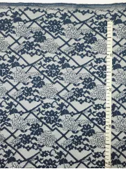 koronka  👗w kwiaty haftowane czeerwone na sukienkę ✂ YardTkaniny ✂