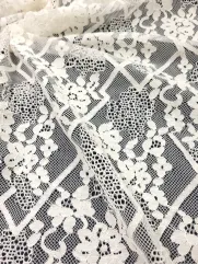 koronka  👗w kwiaty haftowane na sukienkę ✂ YardTkaniny ✂