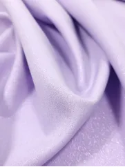Barbie Błysk 👗 elegancki połyskujący materiał lawenda ✂ YardTkaniny ✂
