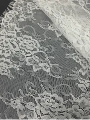 Koronka francuska 👗 delikatne kwiaty na sukienkę boho ✂ YardTkaniny ✂