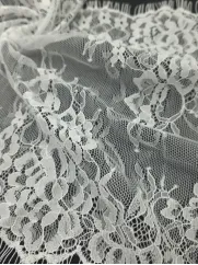 Koronka francuska 👗 delikatne kwiaty na sukienkę boho ✂ YardTkaniny ✂