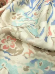 Tkanina wiskoza 👗 satynowana na sukienkę w Paisley ✂ YardTkaniny ✂