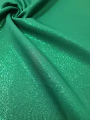 Barbie Błysk 👗 elegancki połyskujący zielony szamarg ✂ YardTkaniny ✂