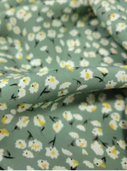 Tkanina wiskoza 👗 na sukienkę materiał w kwiatki ✂ YardTkaniny ✂