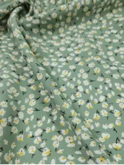 Tkanina wiskoza 👗 na sukienkę materiał w kwiatki ✂ YardTkaniny ✂