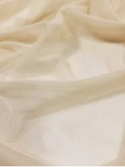 Siatka 👗 dwustronnie elastyczna na sukienkę beż ✂ YardTkaniny ✂