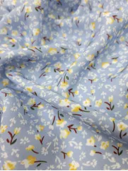 Tkanina wiskoza 👗 na sukienkę materiał w kwiatki ✂ YardTkaniny ✂