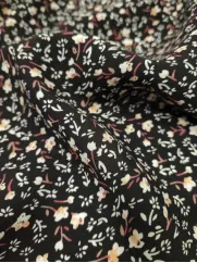 Tkanina wiskoza 👗 na sukienkę materiał w kwiatki ✂ YardTkaniny ✂