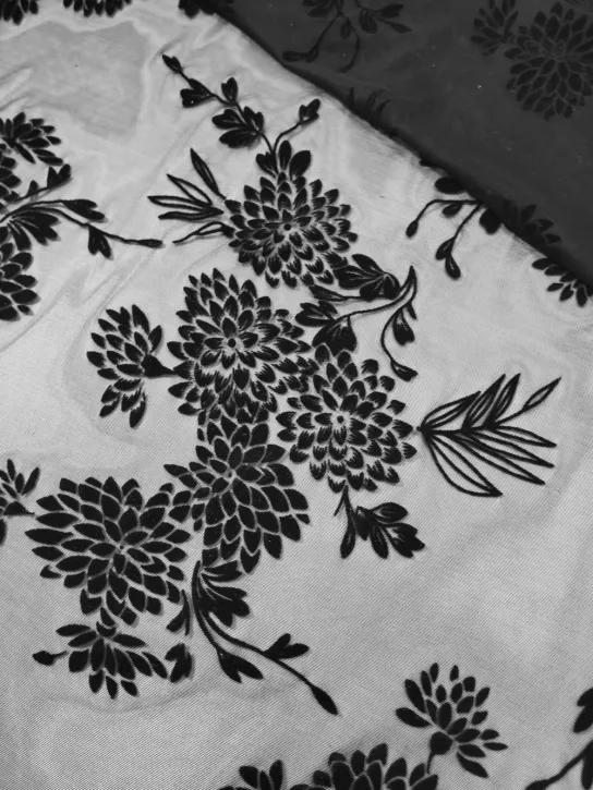 Siatka 👗 elastyczna na sukienkę duże kwiaty ✂ YardTkaniny ✂