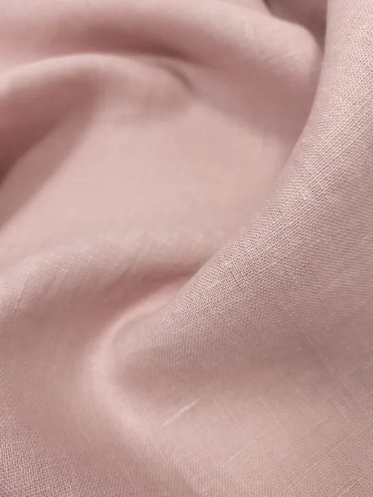 Tkanina len 👗 materiał naturalny na sukienkę róż ✂ YardTkaniny ✂