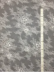 Koronka francuska 👗 delikatne kwiaty na sukienkę boho ✂ YardTkaniny ✂