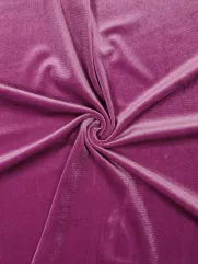Welur Kuba 👗 mięciutki materiał na sukienkę śliwka ✂ YardTkaniny ✂