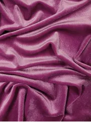 Welur Kuba 👗 mięciutki materiał na sukienkę śliwka ✂ YardTkaniny ✂