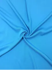Wiskoza gładka👗 materiał letnie sukienki Cerulean Blue ✂YardTkaniny✂