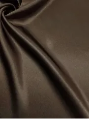 Satyna 👗 tkanina na wizytową sukienkę gorzka czekolada ✂ YardTkaniny ✂