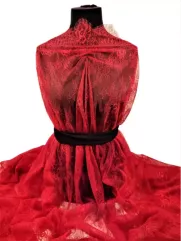 Koronka francuska 👗 delikatne kwiaty na sukienkę boho ✂ YardTkaniny ✂