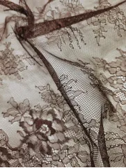 Koronka francuska 👗 delikatne kwiaty na sukienkę boho ✂ YardTkaniny ✂