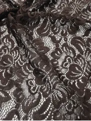 Koronka 👗 gipiura brązowa w kwiaty na sukienkę ✂ YardTkaniny ✂