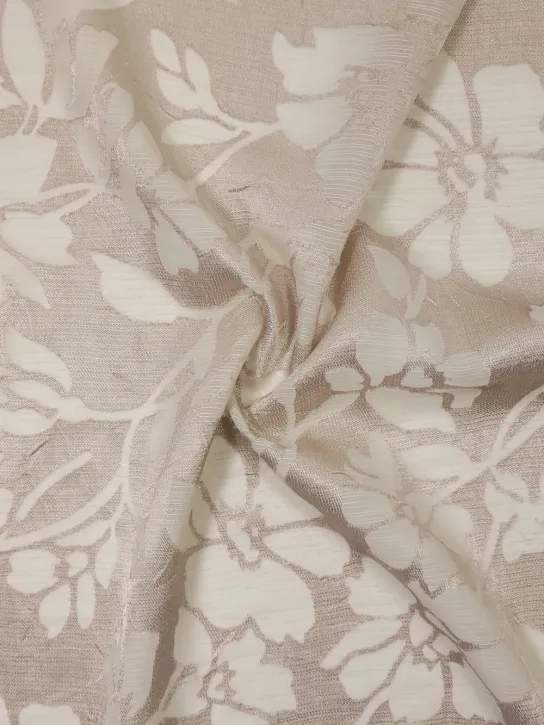 Tkanina 👗żakard kresz beż materiał na sukienki połysk ✂ YardTkaniny ✂