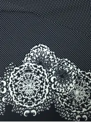 Dzianina na sukienkę 👗 materiał kupon w drobne kropki ✂ YardTkaniny ✂