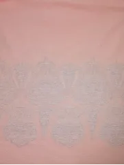 Tkanina 👗żakard różowo srebrny materiał wizytowy  ✂ YardTkaniny ✂